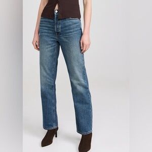 NWT Alex Mill The Bev Relaxed Jeans In Vintage Dark Indigo Wash